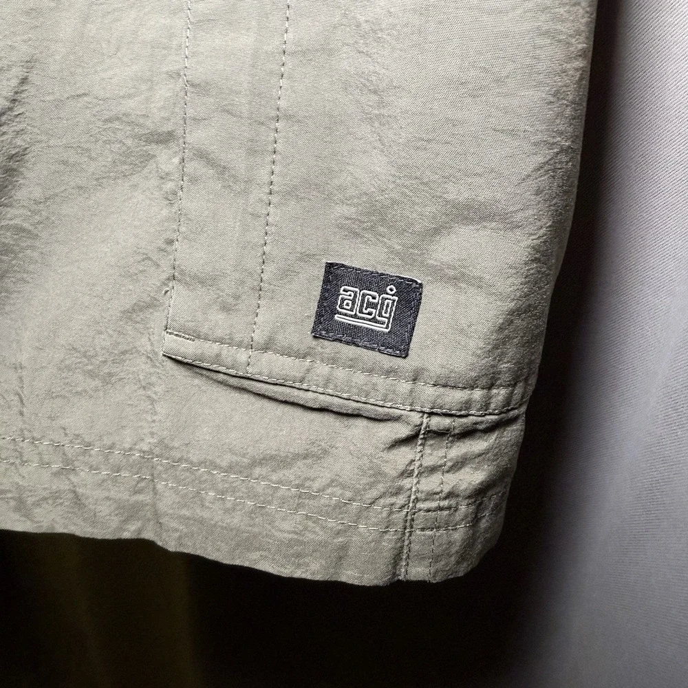 Vintage NIKE ACG Hiking Cargo Shorts Men's Sz Small Green Belted Outdoor Y2K